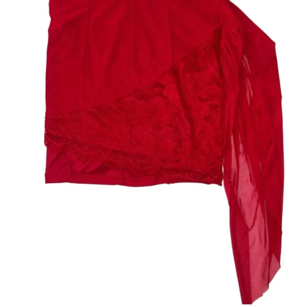 Hello Molly Red Mini Dress - Picture 5 of 12